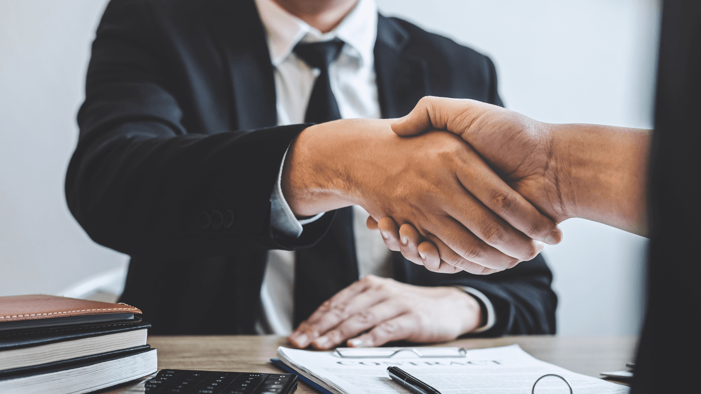 Corporate Client Handshake
