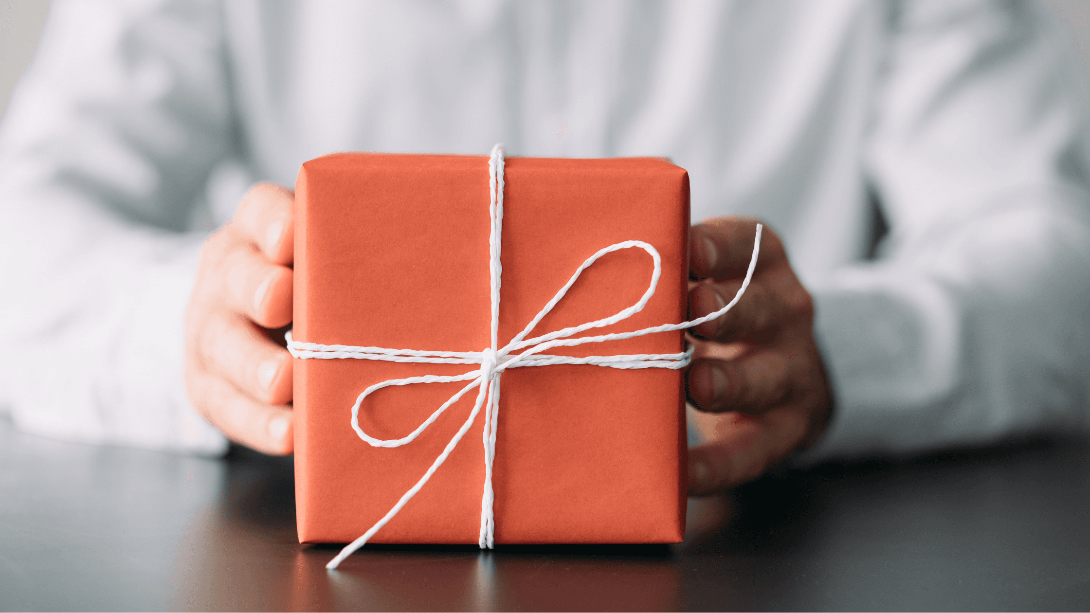 orange gift box
